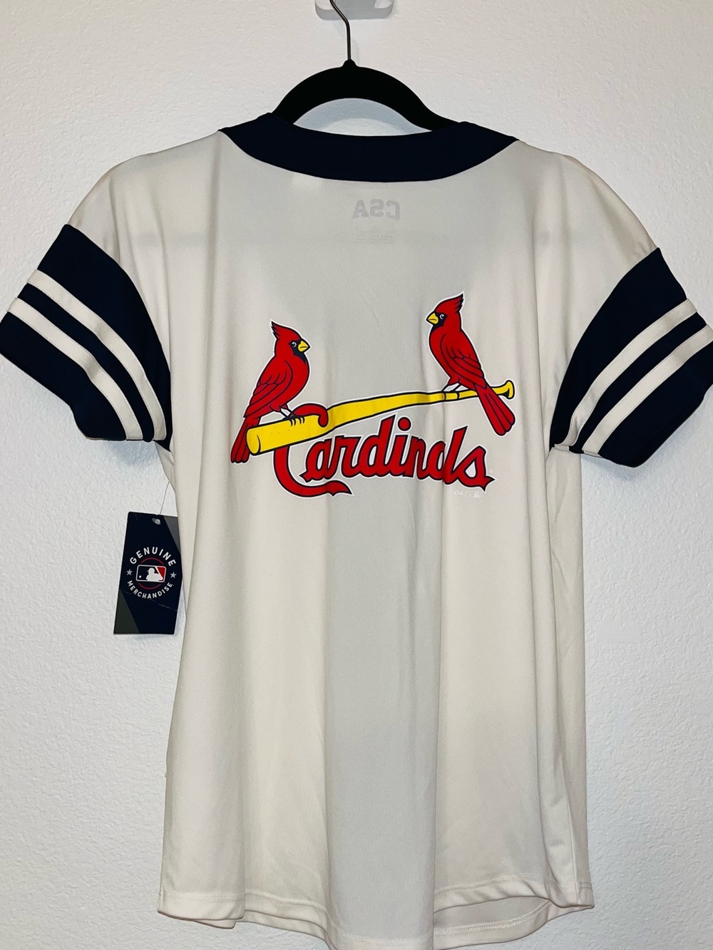 NWT St. Louis Cardinals Women’s Button Front Jersey Top Size Small MLB